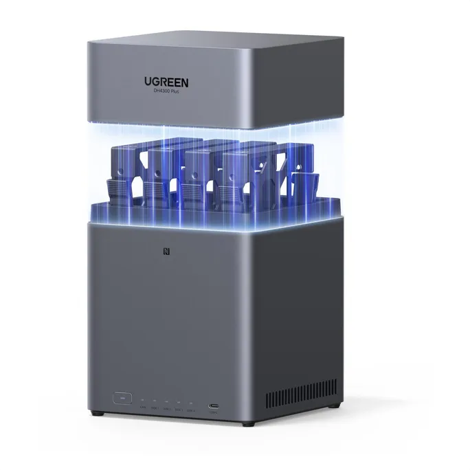UGREEN NASync DH4300 Plus NAS System 4-Bay 24TB inkl. 2x WD WD120EFGX NAS HDD - 12 TB – Bild 5