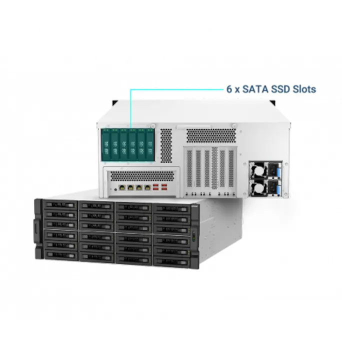 QNAP TS-h3087XU-RP-E2378-64G NAS System 30-Bay – Bild 5