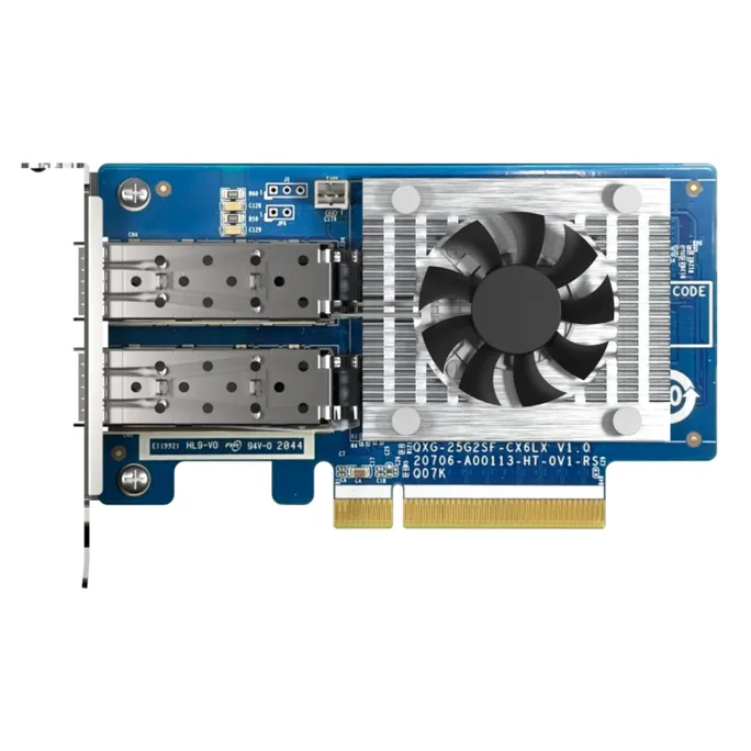QNAP QXG-25G2SF-CX6 Erweiterungskarte für High-Speed 25GbE Netzwerke – Bild 2