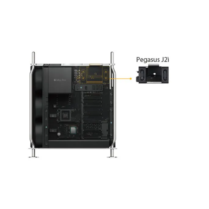 Promise Pegasus J2i Storage Modul für Mac Pro 8 TB (1x 8 TB) – Bild 2