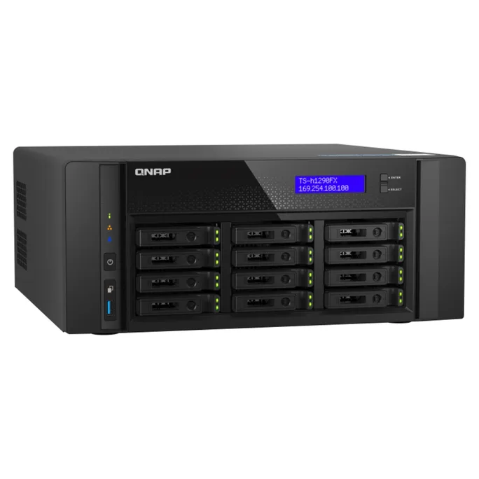 QNAP TS-h1290FX-7232P-64G NAS System 12-Bay NVMe SSD NAS – Bild 3