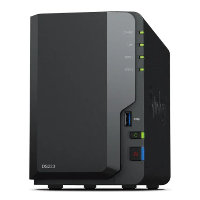 Synology DS223 NAS System 2-Bay 16 TB inkl. 2x 8 TB Synology HDD HAT3320-8T – Bild 2