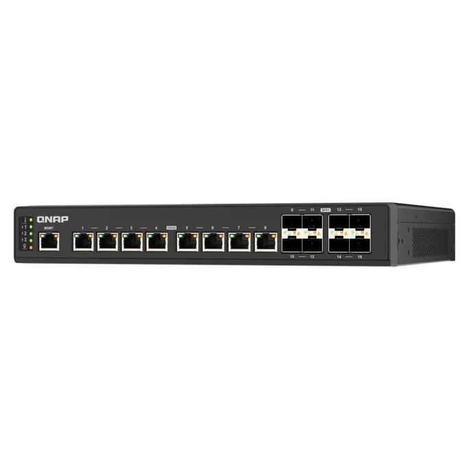 QNAP QSW-IM3216-8S8T 8 port 10GbE SFP+ / 8 port 10GbE RJ45 Switch – Bild 2