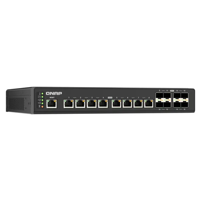 QNAP QSW-IM3216-8S8T 8 port 10GbE SFP+ / 8 port 10GbE RJ45 Switch – Bild 3