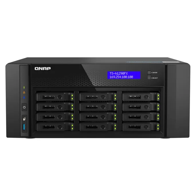 QNAP TS-h1290FX-7302P-256G NAS System 12-Bay – Bild 2