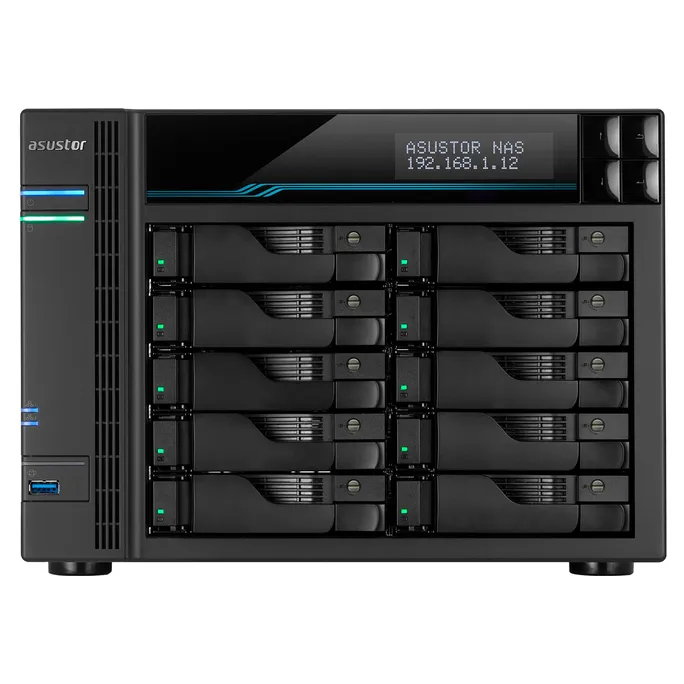 ASUSTOR AS6510T Lockerstor 10 NAS System 10-bay – Bild 2