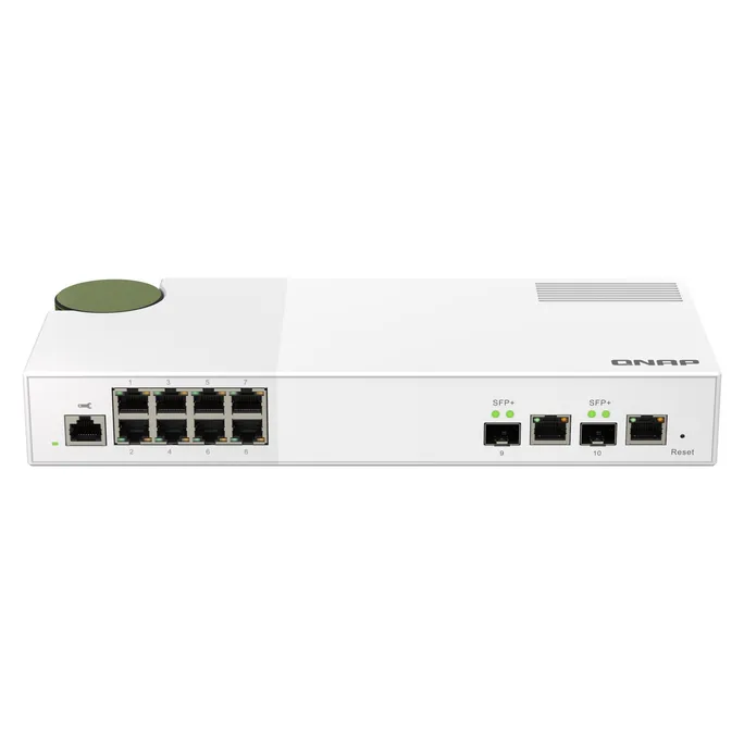 QNAP QSW-M2108-2C Switch Managed 8 port 2.5Gbps, 2 port 10Gbps SFP+/ NBASE-T – Bild 2