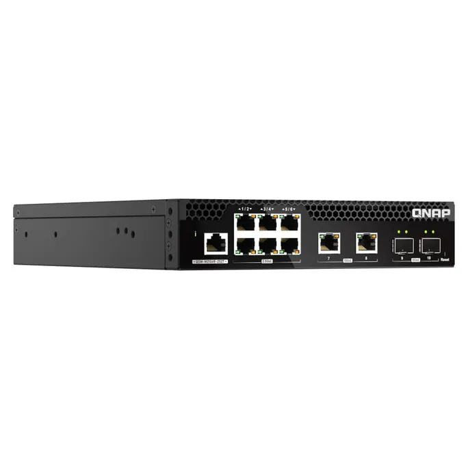 QNAP QSW-M2106R-2S2T 6 port 2.5Gbps, 2 port 10Gbps SFP+, 2 ports 10GbE RJ45 Switch – Bild 2