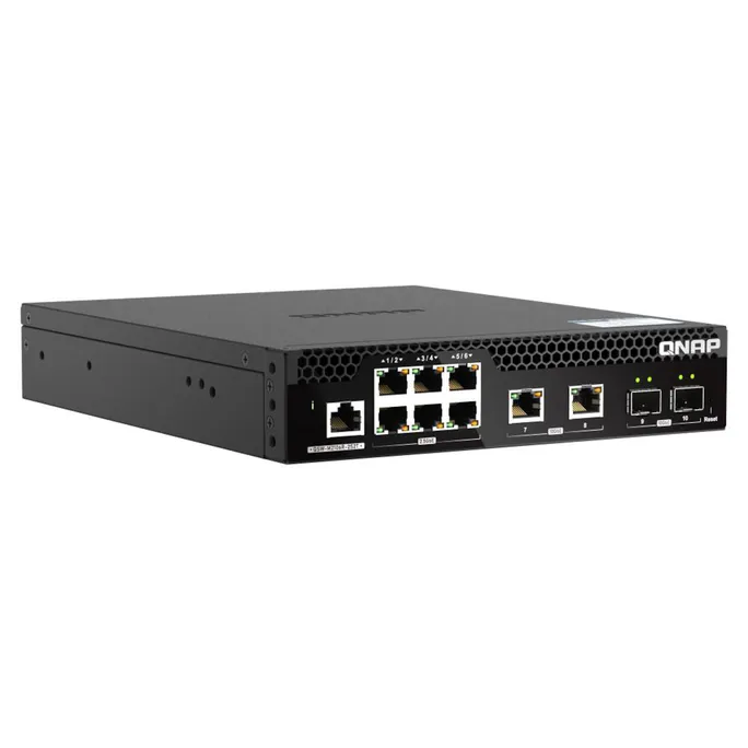 QNAP QSW-M2106R-2S2T 6 port 2.5Gbps, 2 port 10Gbps SFP+, 2 ports 10GbE RJ45 Switch – Bild 3