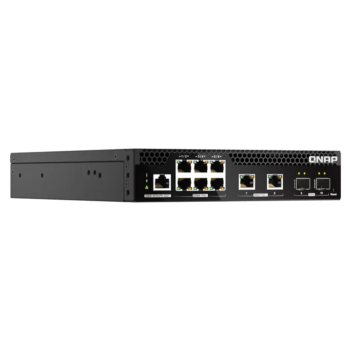QNAP QSW-M2106PR-2S2T Rackmount 10GbE und 2,5GbE Web Managed Switch – Bild 3