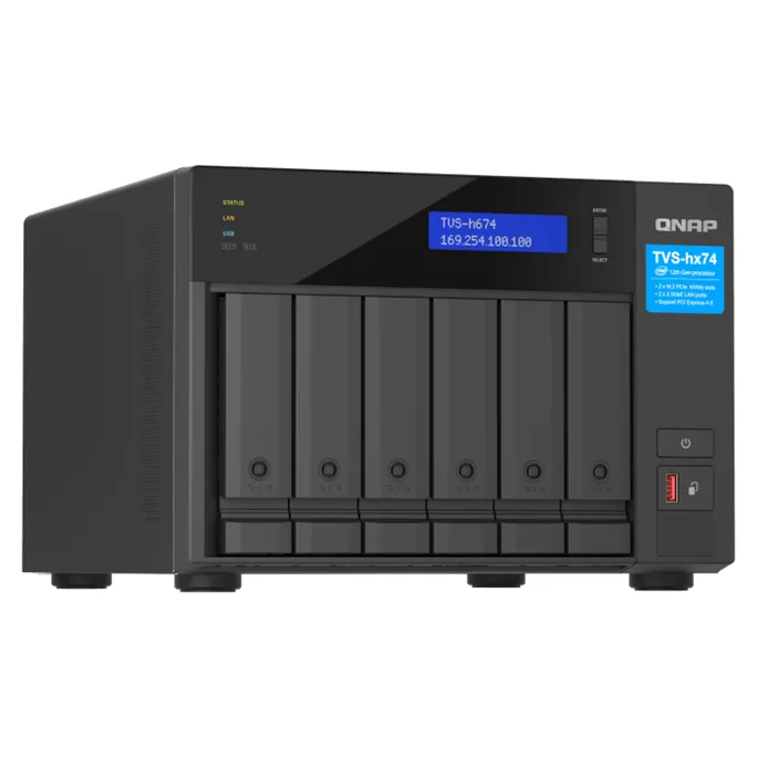 QNAP TVS-h674-i3-16G NAS System 6-Bay – Bild 3