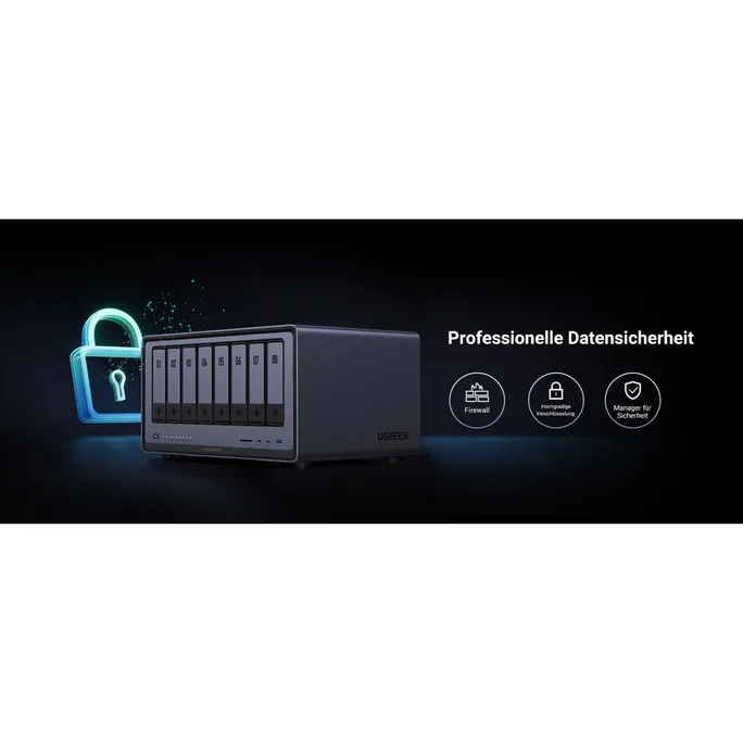 UGREEN NASync DXP8800Plus NAS System 8-Bay – Bild 4