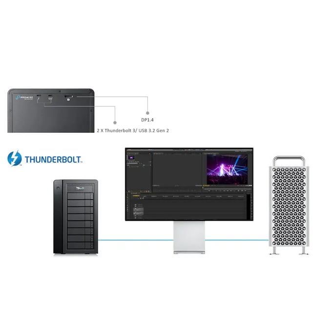 PROMISE Pegasus32 R4 16 TB Thunderbolt 3 RAID – Bild 2