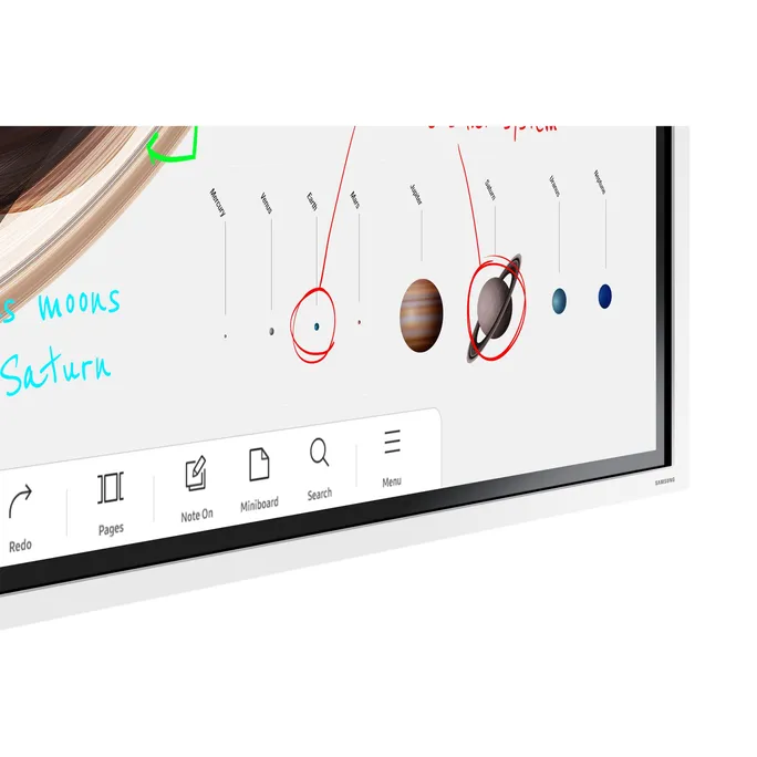 Samsung Flip Pro WM65B 165cm (65") 4K UHD digitales Flipchart Display HDMI/DP – Bild 2
