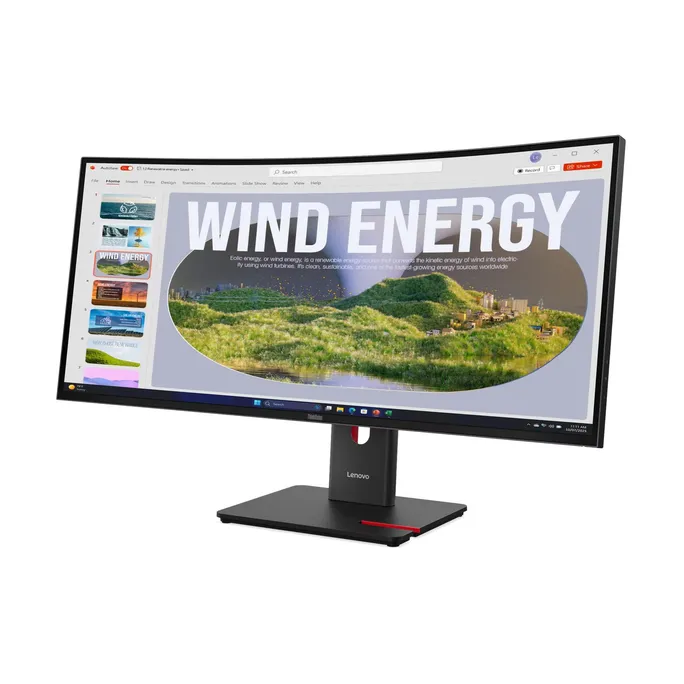 Lenovo ThinkVision T34WD-40 34 Zoll UWQHD Curved VA LED 21:9 120 Hz Monitor – Bild 2