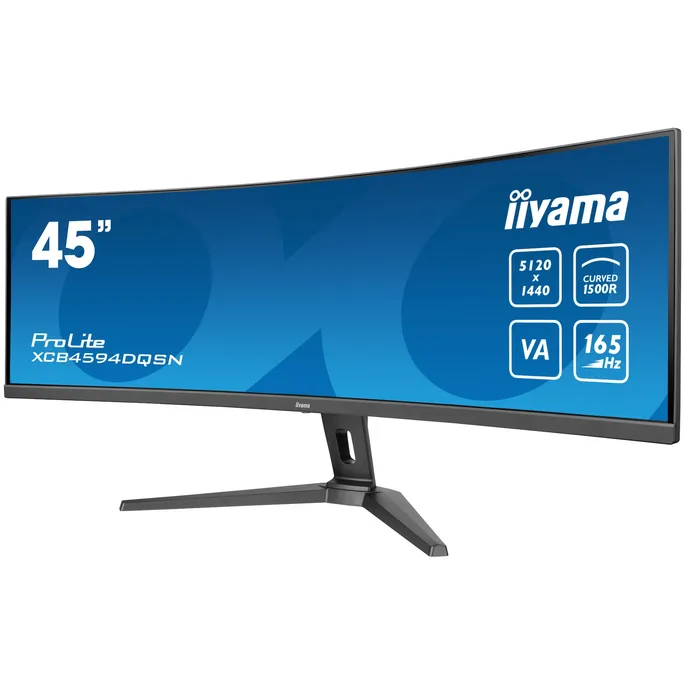 iiyama ProLite XCB4594DQSN-B1 44.5 Zoll DQHD Curved VA LED 32:9 165 Hz Office Monitor – Bild 4