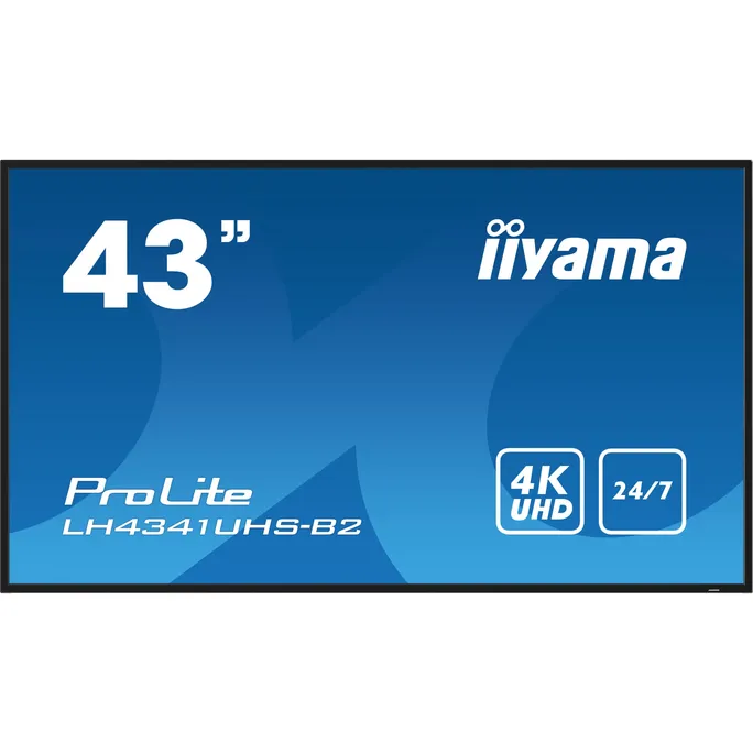 iiyama ProLite LH4341UHS-B2 108cm (42,5") 4K Digital Signage Monitor HDMI/VGA – Bild 4