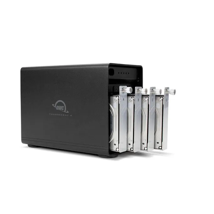 OWC ThunderBay 4 RAID 5 4-Bay Externes Storage Gehäuse mit Dual Thunderbolt 3 Ports für 4x 3,5 Zoll HDD oder 4x 2,5 Zoll HDD – Bild 2