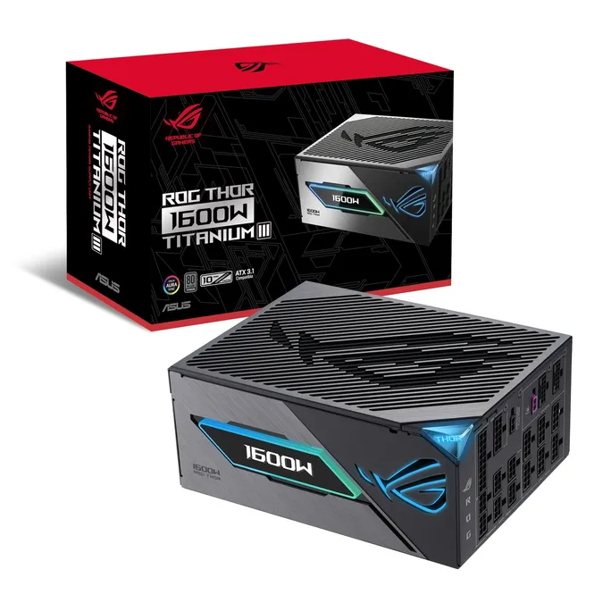 ASUS ROG Thor Titanium III 1600W Gaming Netzteil modular ATX 3.1 PCIe 5.0
