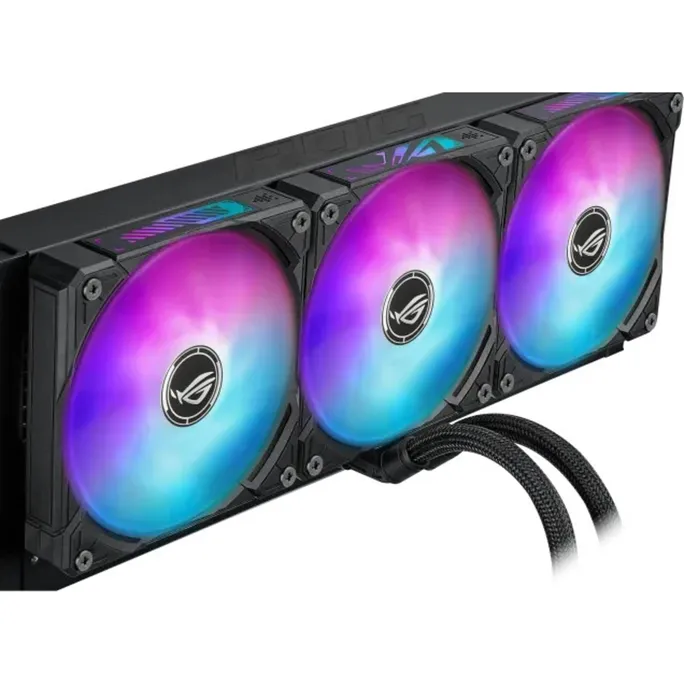 ASUS ROG RYUO IV SLC 360 ARGB Komplettwasserkühlung für AMD und Intel CPUs schwarz – Bild 5