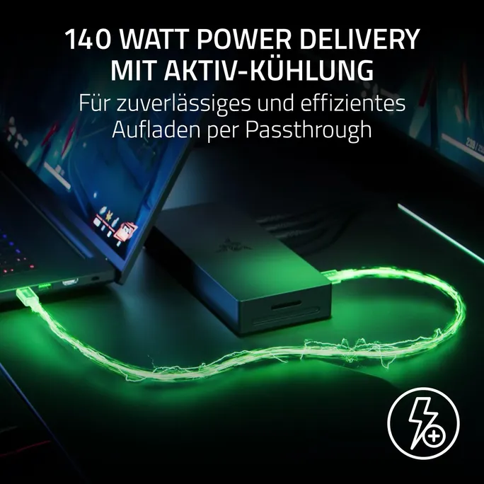 Razer Thunderbolt™ 5 Dock Chroma | 4K Tripple Display @144 Hz, M.2-Speicherslot, 140W PD, 250W Netzteil – Bild 5