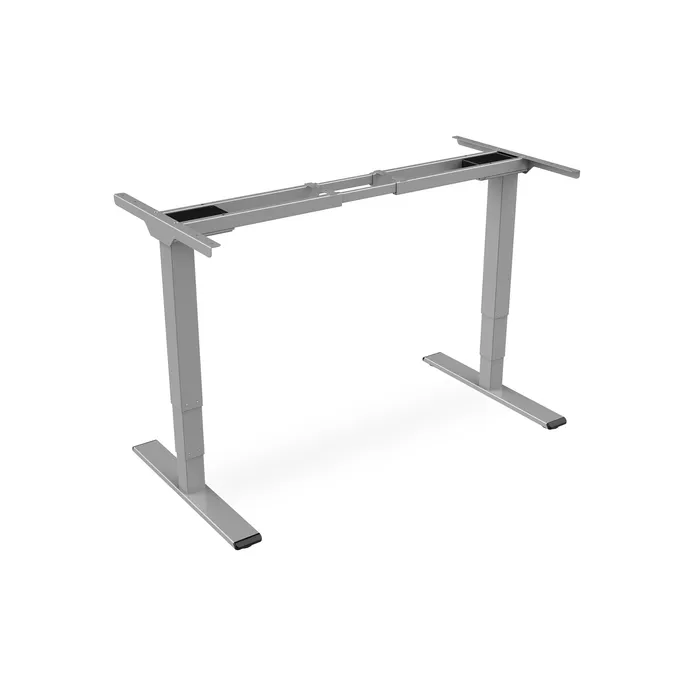 DIGITUS Elektrisch höhenverstellbares Tischgestell, Dual-Motor, 3-Stufen, Grau – Bild 3