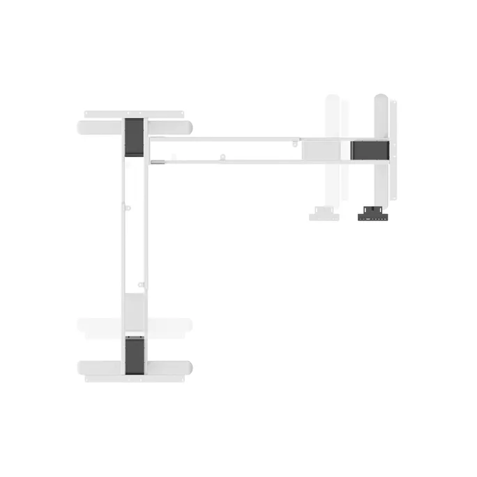 DIGITUS Elektrisch höhenverst.Tischgestell, 90° L-Form, Triple-Motor, 2-Stufen – Bild 4