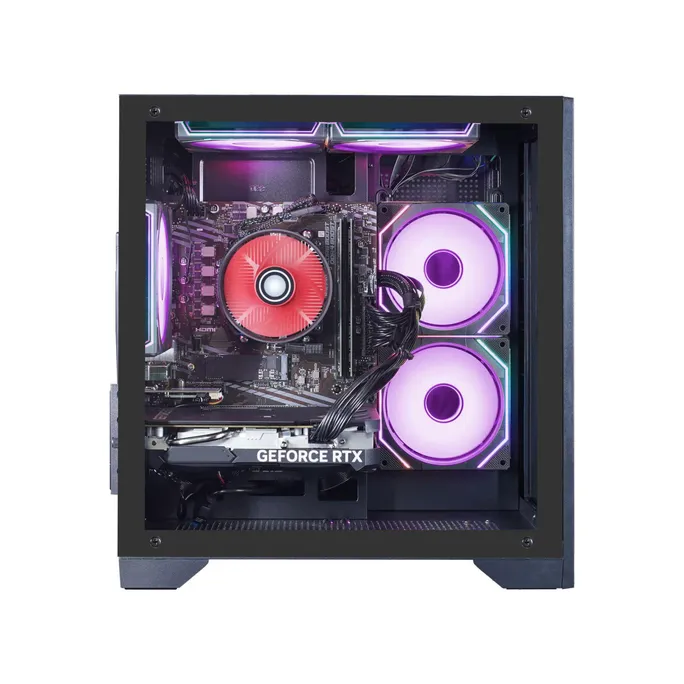 Hyrican GAMEMAX MegaDeal Infinity Mini BK SET2700 7796 Ryzen 7 5700X 16GB/1TB SSD RTX 5060Ti Win11 + MSI MAG 32C6X Curved Monitor 80cm (32") – Bild 5