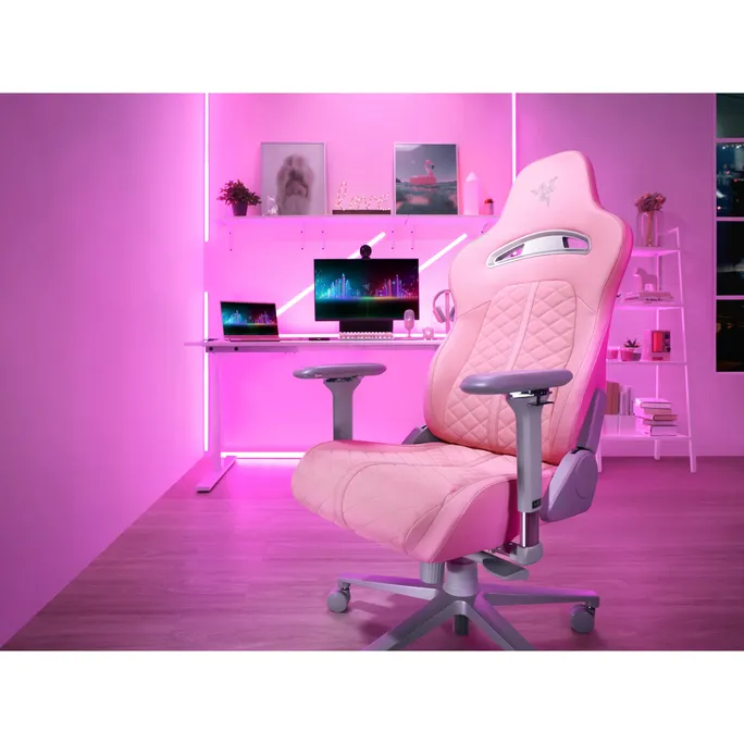 RAZER ENKI Quartz - Gaming-Stuhl für Sitzkomfort den ganzen Tag – Bild 5