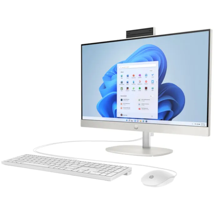 HP 24-cr0000ng AiO 23,8" FHD i5-1335U 8GB/512GB SSD Win11 8R2S0EA#ABD weiß – Bild 3