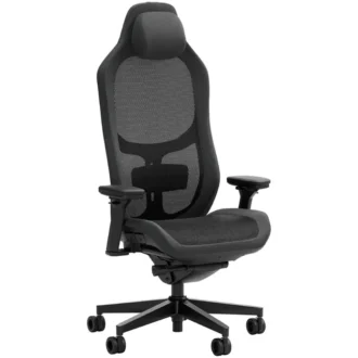 Fractal Refine Gaming Chair Mesh Dark/ Schwarz | Synchro-Tilt Mechanismus, Rückenlehne mit integrierter Lordosenstütze