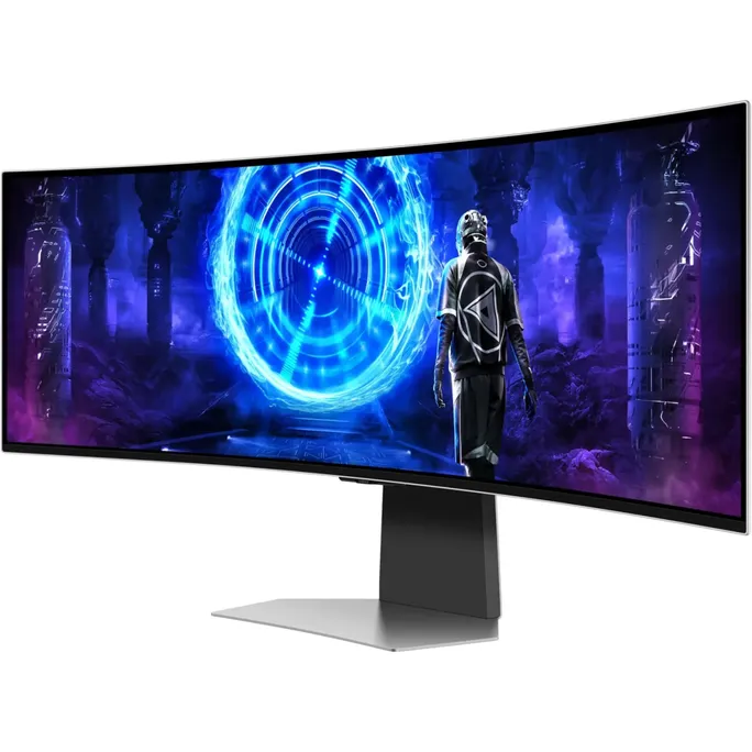 Samsung Odyssey G95SD LS49DG954SUXEN 49 Zoll DQHD Curved QD-OLED 32:9 240 Hz Gaming Monitor – Bild 2