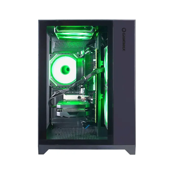 Hyrican GAMEMAX Infinity Mini BK 7796 Ryzen 7 5700X 16GB/1TB SSD RTX 5060Ti Win11 – Bild 3