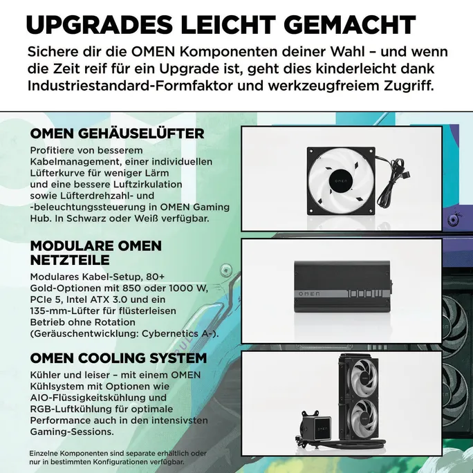 OMEN GT16-0067ng 35L Gaming Desktop Intel Core Ultra 9 285K 32GB/2x1TB SSD RTX 5070 Ti Windows 11 – Bild 5