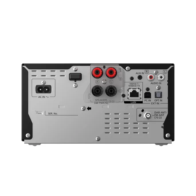 Panasonic SC-PMX802E-K CD-Mikrosystem mit DAB+ und optischem Eingang schwarz – Bild 2