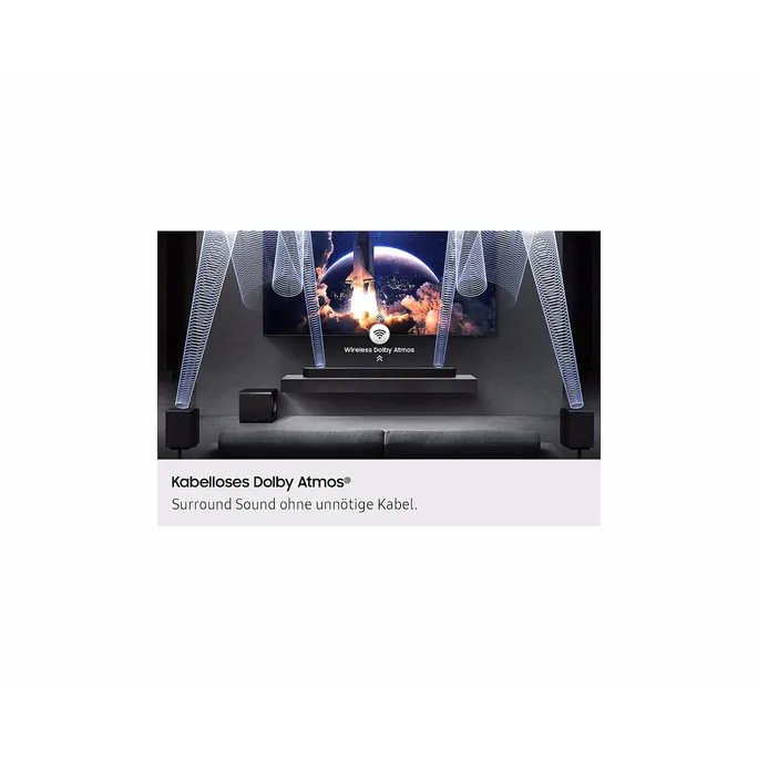Samsung HW-Q995GF/ZG 11.1.4-Kanal Soundbar inkl. Wireless Subwoofer und Rücklautsprecher – Bild 5
