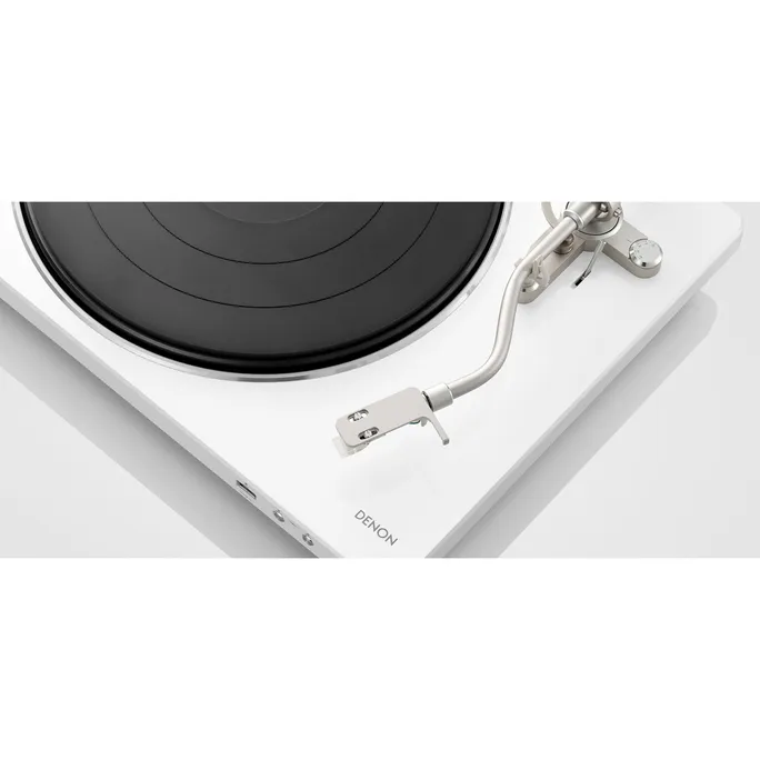 Denon DP-450USB HiFi-Plattenspieler mit integriertem Phono EQ, USB weiß – Bild 4