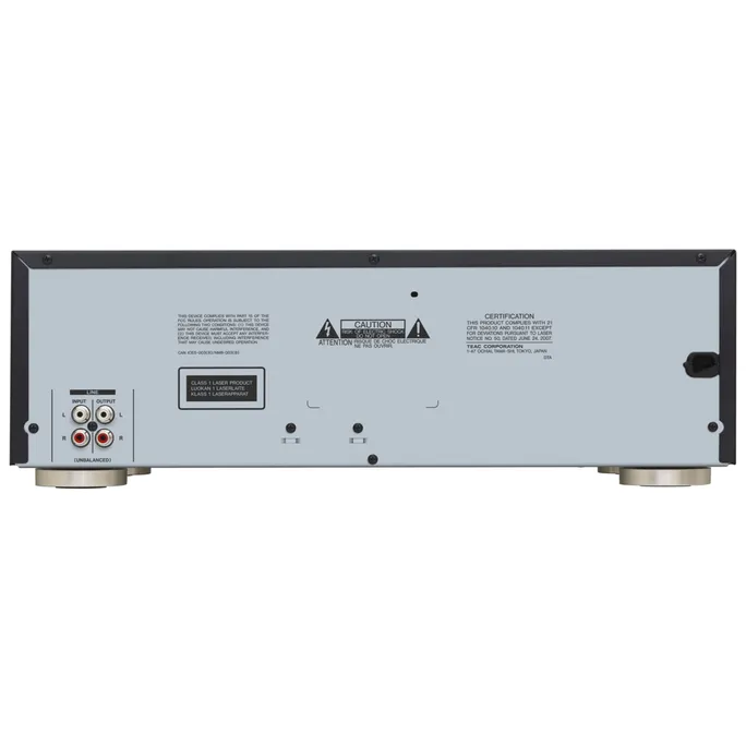 TEAC AD-850-SE CD- & Kassettenspieler mit USB Schwarz – Bild 3